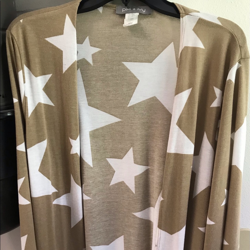 Pixie and Ivy Cardigan with stars.